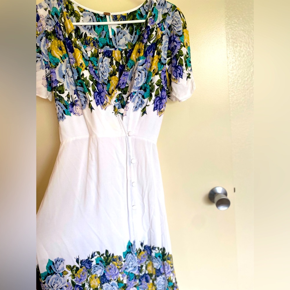 Beautiful free people floral dress size xs
